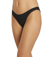 Hurley Women's Baby Rib Reversible Cheeky French Bikini Bottom