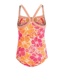 Dolfin Uglies Girls' Tropical Printed One Piece Swimsuit (Big Kid)