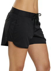 Sporti Women's Solid 4" inseam Board Short