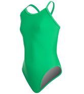 iSwim Essential Solid Thin Strap One Piece Swimsuit Youth (22-28)
