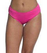 Coco Reef Classic Solid Side Shirred Bikini Bottom