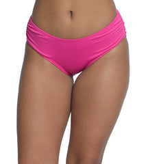 Coco Reef Classic Solid Side Shirred Bikini Bottom