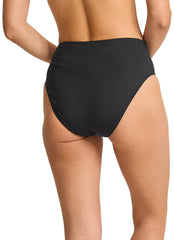 Tommy Bahama Women's Palm Modern Solid High Waisted Bikini Bottom