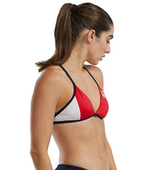 TYR USA Women's Triangle Tieback Bikini Top