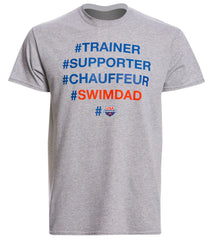USA Swimming Men's #Swim Dad Crew Neck T-Shirt