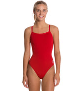 Speedo Women's Solid Endurance+ Flyback Training One Piece Swimsuit