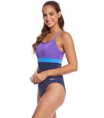 Dolfin Aquashape Women's Cross Back Chlorine Resistant One Piece Swimsuit