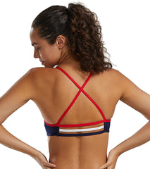 TYR USA Women's Solid Trinity Bikini Top