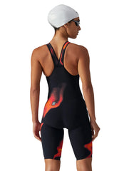 TYR Women's Venzo Infrared Closed Back Tech Suit Swimsuit