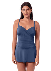 Jantzen Women's Solid Flirty Swim Dress