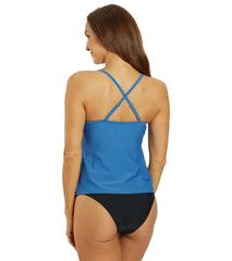 Speedo Women's High Neck Tankini Top