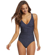 TYR Women's Mantra V-Neck Chlorine Resistant Controlfit One Piece Swimsuit