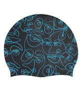 Sporti x aLILscribble Limited Edition Divide Silicone Swim Cap