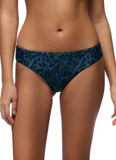 prAna Women's Mallorca Black Seaweed Reversible Bikini Bottom