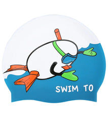 Sporti Eggs-Ercise Silicone Swim Cap