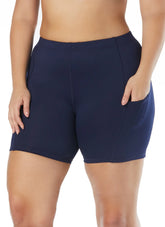 Beach House Women's Plus Size Paloma Beach Solid Indy Swim Short