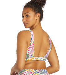 Sporti Active Tropical Palm Scoop Back Bikini Top