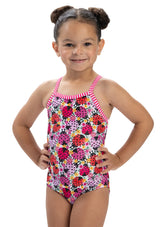 Dolfin Girls' Hey Lady One Piece Swimsuit (Toddler, Little Kid)