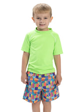 Dolfin Boys' Build Me Up Swim Trunk (Toddler, Little Kid)