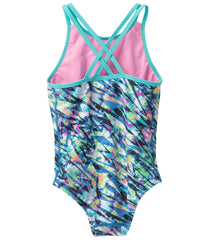 TYR Girls' Bolt Oliviafit One Piece Swimsuit (Toddler, Little Kid, Big Kid)