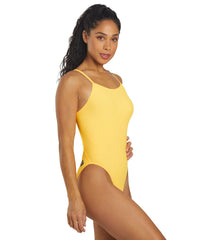 JOLYN Women's Chevy Solid One Piece Swimsuit