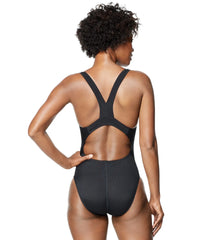 Speedo Women's Ribbed Quantum Splice One Piece Swimsuit