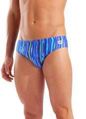 Arena Men's Stripes Brief Swimsuit