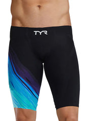 TYR Men's Venzo Volconyx High Waist Jammer Tech Suit Swimsuit