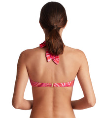 Lauren Ralph Lauren Women's Provence Paisley Tie Front Halter Bikini Top