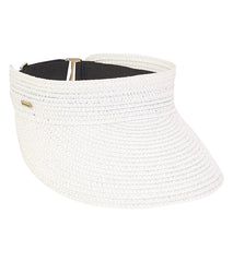 Sun N Sand Paperbraid Basic Visor w/ Adjustable Back