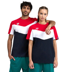 Arena Unisex Color Block Short Sleeve T-Shirt