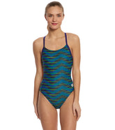 Arena Women's Mimetic Challenge Back One Piece Swimsuit