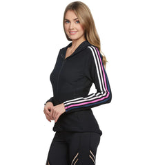 Beach House Mix And Mesh Distance Zip Up Hoodie
