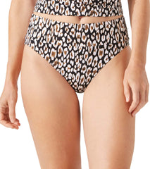 Tommy Bahama Palm Modern Safari Cat High Waist Bikini Bottom