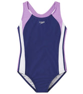 Speedo Girls' Infinity Splice One Piece Swimsuit (Little Kid, Big Kid)