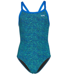 TYR Girls' Lapped Diamondfit One Piece Swimsuit
