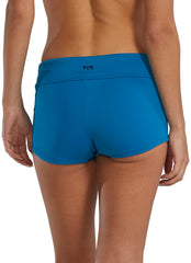 TYR Women's Solid Della Boyshort Bikini Bottom