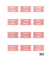 Sked Planner Monthly Tab Stickers