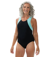 Dolfin Aquashape Women's Color Block One Piece Swimsuit