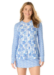 Beach House Women's Shoreline Shells Mary Rash Guard