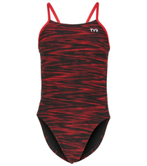 TYR Girls' Fizzy Cutoutfit One Piece Swimsuit