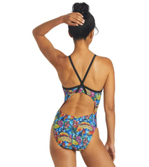 Sporti Irezumi Koi Thin Strap One Piece Swimsuit