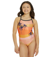 Sporti x Gretchen Walsh Mojave Mirage Thin Strap One Piece Swimsuit Youth (22-28)