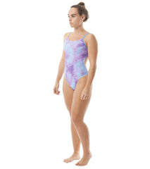 TYR Women's Acid Wash Cutoutfit One Piece Swimsuit