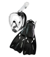Cressi Baron & Tonga Mask & Fin Snorkel Set