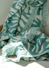 Slowtide Sunny Driftweave Turkish Beach Blanket