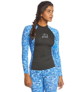 Xcel Women's Ocean Ramsey UV 6oz. Long Sleeve Rashguard