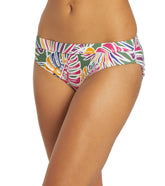 Sporti Active Tropical Palm Hipster Workout Bikini Swim Bottom