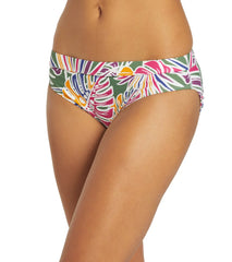 Sporti Active Tropical Palm Hipster Workout Bikini Swim Bottom