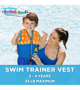 Aqua Leisure Kids' Printed Swim Vest With Safety Strap